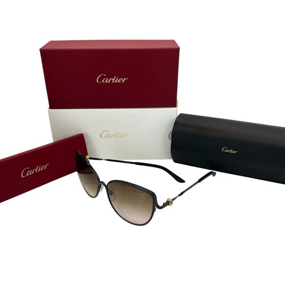 Cartier Polarized Cat Eye Sunglasses - Picture 2 of 9